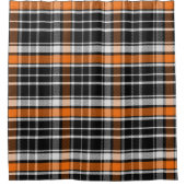 Buffalo Kariert Halloween Pattern Duschvorhang (Vorderseite)