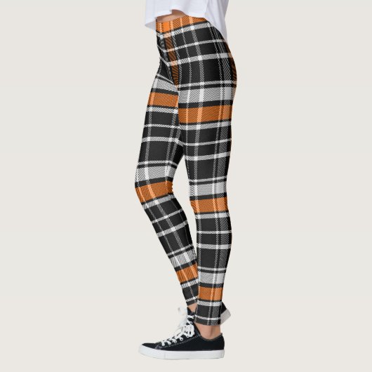 Buffalo Kariert Halloween Pattern Leggings (Links)