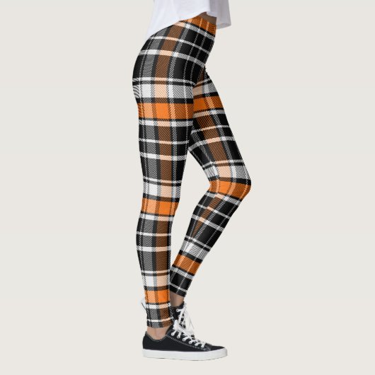 Buffalo Kariert Halloween Pattern Leggings (Rechts)