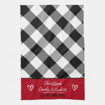 Buffalo Kariert Heart Weihnachtslieder und Cookies