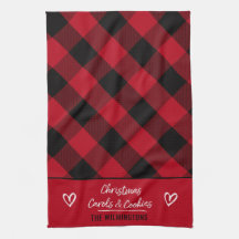 Buffalo Kariert Heart Weihnachtslieder und Cookies