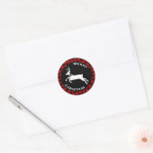 Buffalo Kariert Holiday Stickers (Umschlag)