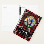 Buffalo Kariert Horse Pattern Foto Planer (Anzeige)