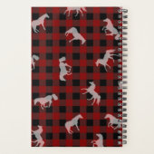 Buffalo Kariert Horse Pattern Foto Planer (Rückseite)