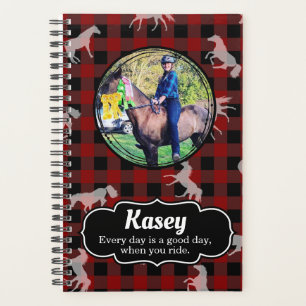 Buffalo Kariert Horse Pattern Foto Planer