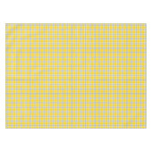 Buffalo Kariert in Gelb, Weiß und Marine Tischdecke (Vorderseite (Horizontal))