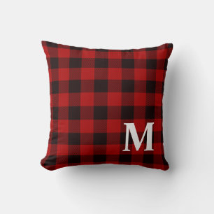 Buffalo Kariert Karo Monogramm 2 Kissen