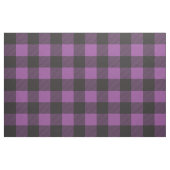 Buffalo Kariert Karo Muster Schwarz Lila Stoff (Fat Quarter (45,7 x 55,9 cm))