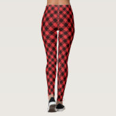 Buffalo Kariert Karo Pattern Leggings (Rückseite)