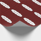 Buffalo Kariert Karos Muster Weihnachten Geschenkpapier (Ecke)