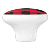 Buffalo kariert keramikknauf (Seitenansicht)