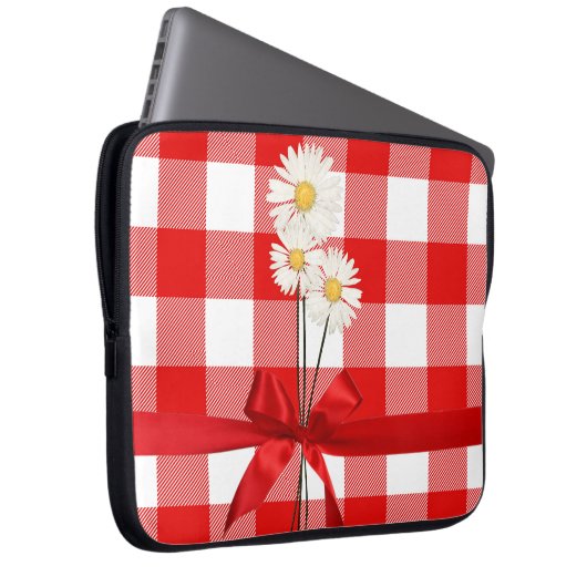 Büffalo-Kariert Laptopschutzhülle (Vorne Rechts)