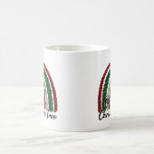 Buffalo Kariert & Leopard Print Rainbow (2) Kaffeetasse (Mittel)