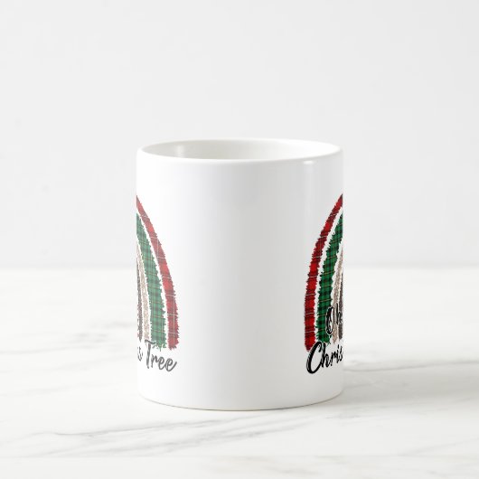 Buffalo Kariert & Leopard Print Rainbow (2) Kaffeetasse (Mittel)