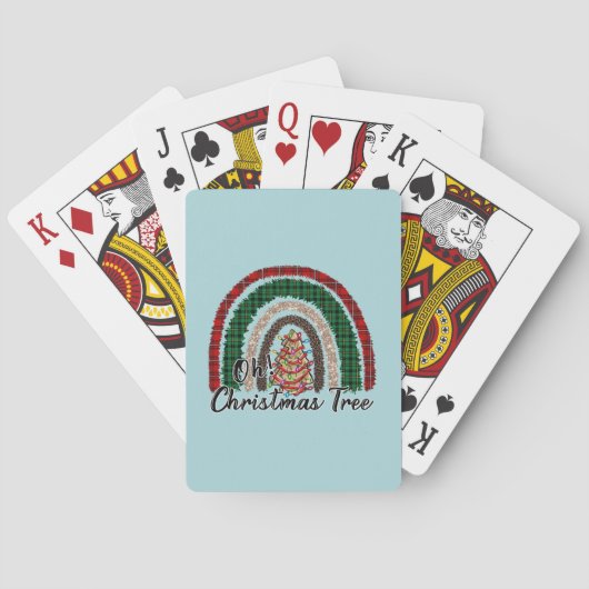 Buffalo Kariert & Leopard Print Rainbow (2) Spielkarten (Rückseite)