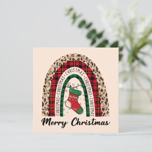 Buffalo Kariert & Leopard Printbüffel (Stehend Vorderseite)