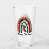 Buffalo Kariert & Leopard Printbüffel Glas (Rückseite)