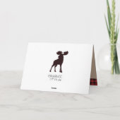 Buffalo Kariert Lumberjack Baby Dusche Danke Karte (Rückseite)