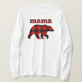 Buffalo kariert Mama Bear lang Ärmel T-Shirt