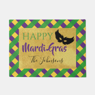 Buffalo Kariert Mardi Gras Style Fußmatte