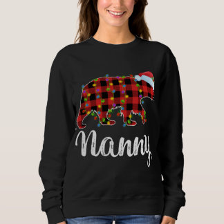 Buffalo Kariert Matching Family Christmas Kinderbä Sweatshirt