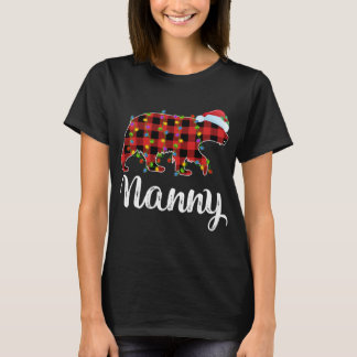 Buffalo Kariert Matching Family Christmas Kinderbä T-Shirt