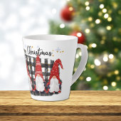 Buffalo Kariert Merry Christmas Gnomes Milchtasse