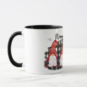 Buffalo Kariert Merry Christmas Gnomes Tasse (Links)