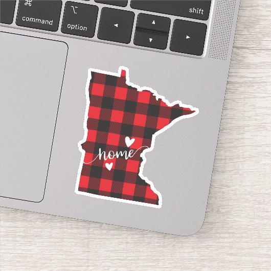 Buffalo Kariert Minnesota Sticker (Detail)