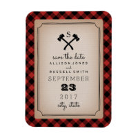 Buffalo Kariert Monogram Ax Save the Date