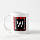 Buffalo Kariert Monogram Holiday Kaffeetasse (Links)