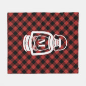 Buffalo Kariert Monogram Lantern Blanket Fleecedecke (Vorderseite (Horizontal))