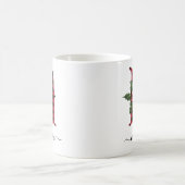 Buffalo Kariert N Monogram Weihnachtskaffee Tasse (Mittel)