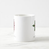 Buffalo Kariert O Monogram Weihnachtskaffee Tasse (Mittel)
