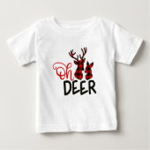 Buffalo Kariert Oh Deer T - Shirt (Vorderseite)