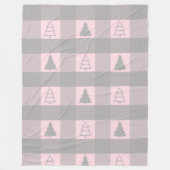 Buffalo Kariert Ornament Weihnachten Fleecedecke (Vorderseite)