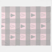 Buffalo Kariert Ornament Weihnachten Fleecedecke (Vorderseite (Horizontal))