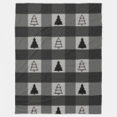 Buffalo Kariert Ornament Weihnachten Fleecedecke (Vorderseite)