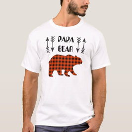 Buffalo Kariert Papa Bear T-Shirt
