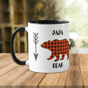 Buffalo Kariert Papa Bear Tasse