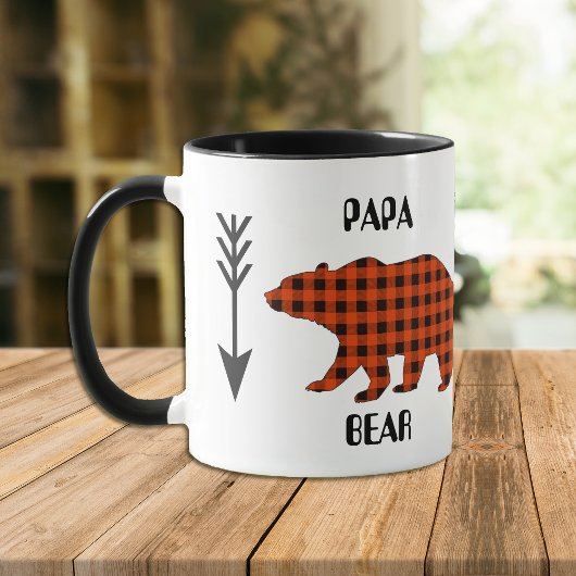 Buffalo Kariert Papa Bear Tasse