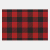 Buffalo Kariert Pattern Geschenkpapier Set (Vorderseite 2)