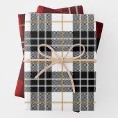 Buffalo Kariert Pattern Geschenkpapier Set (Beispiel)