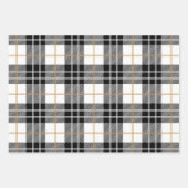Buffalo Kariert Pattern Geschenkpapier Set (Vorderseite)