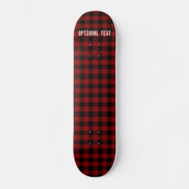 Buffalo Kariert Pattern Skateboard