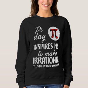 Buffalo Kariert Pi Symbol Pi Day Inspiriere mir Ma Sweatshirt