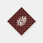 Buffalo Kariert Pinecone Serviette (Ecke)