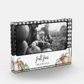 Buffalo Kariert Pumpkin Foto Block (Links)
