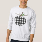 Buffalo Kariert Pumpkin Unisex Sweatshirt (Vorderseite)