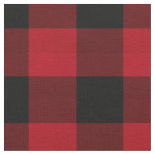 Buffalo Kariert Red and Black ID603 Stoff (Nahaufnahme)